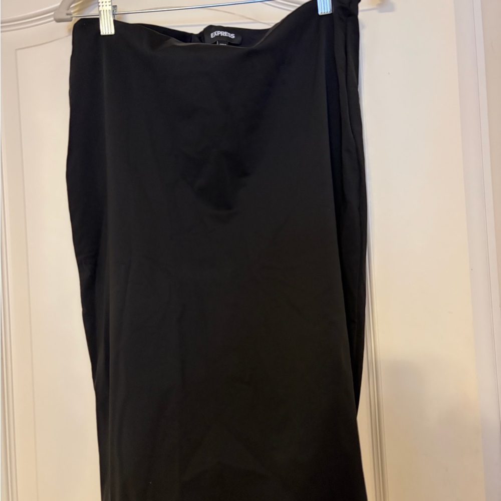 Express Bodycon Black Pencil Skirt